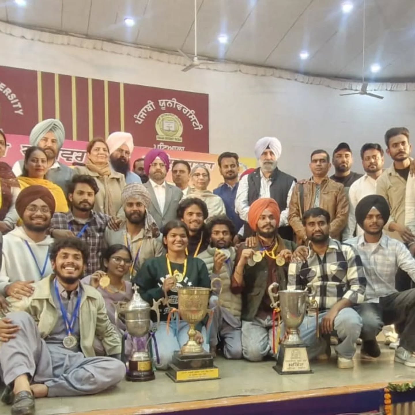 GCR won the Overall Theatre Trophy at the Inter-Regional Youth and Folk Festival of Punjabi University